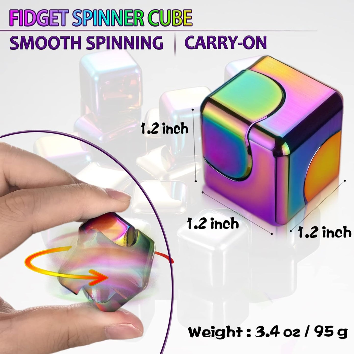 A fidget spinning.... cube? 